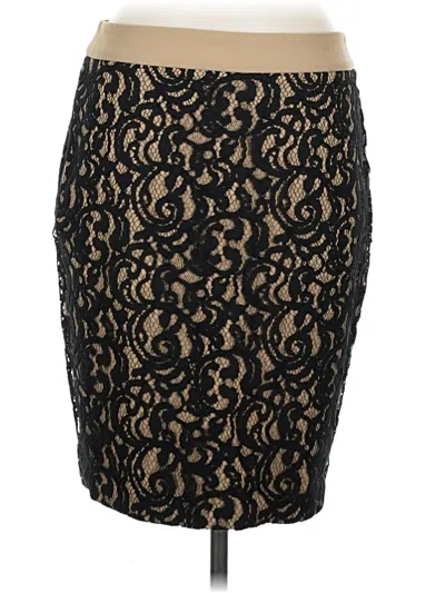 Pre-owned Ann Taylor Loft Formal Skirt In Black