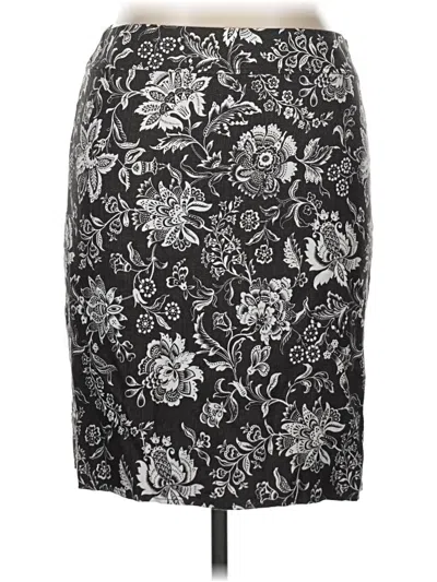 Pre-owned Ann Taylor Loft Formal Skirt In Black