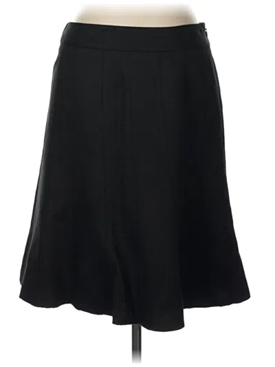 Pre-owned Ann Taylor Loft Formal Skirt In Black