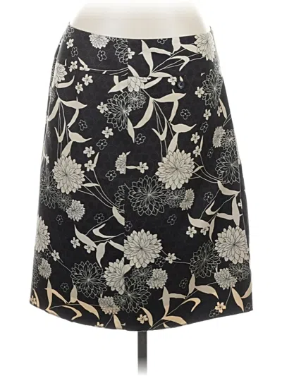 Pre-owned Ann Taylor Loft Formal Skirt In Black