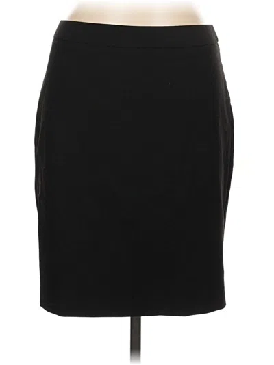 Pre-owned Ann Taylor Loft Formal Skirt In Black