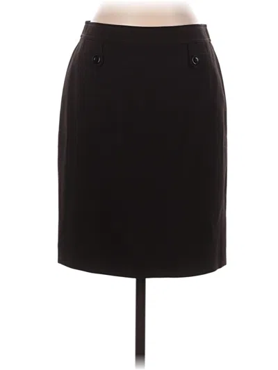 Pre-owned Ann Taylor Loft Formal Skirt In Black