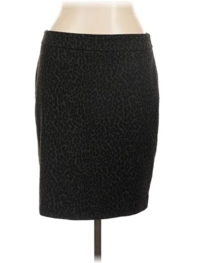 Pre-owned Ann Taylor Loft Formal Skirt In Black