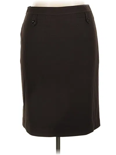 Pre-owned Ann Taylor Loft Formal Skirt In Black