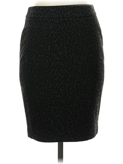Pre-owned Ann Taylor Loft Formal Skirt In Black