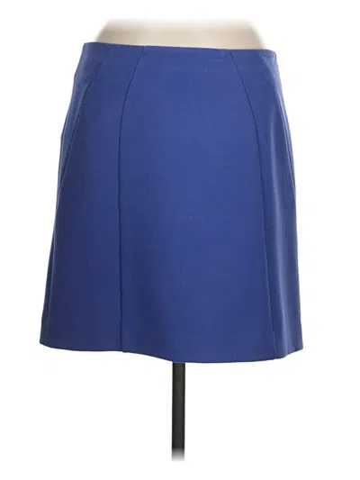 Pre-owned Ann Taylor Loft Formal Skirt In Blue