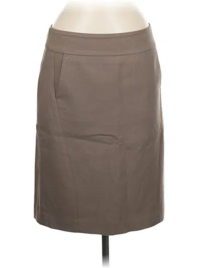 Pre-owned Ann Taylor Loft Formal Skirt In Brown