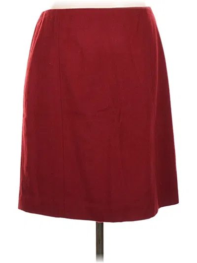 Ann Taylor Loft Formal Skirt In Burgundy