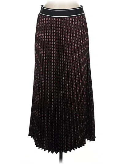 Ann Taylor Loft Formal Skirt In Burgundy