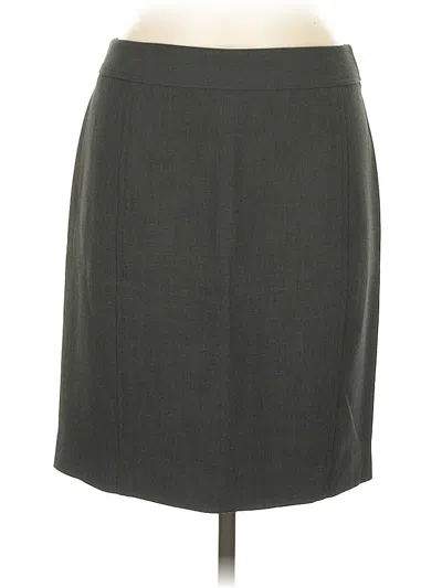 Pre-owned Ann Taylor Loft Formal Skirt In Gray