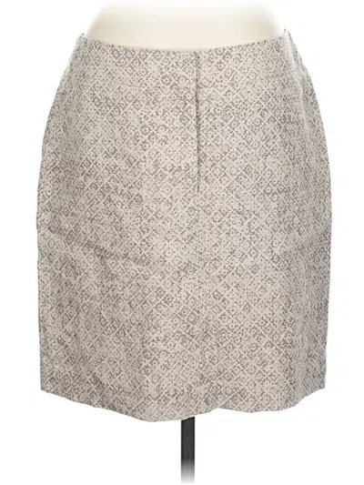 Pre-owned Ann Taylor Loft Formal Skirt In Gray