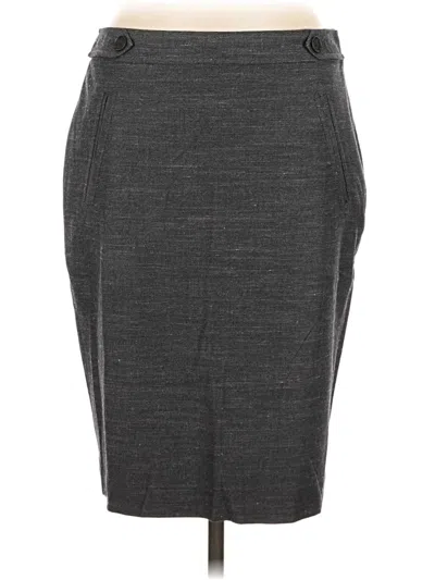 Pre-owned Ann Taylor Loft Formal Skirt In Gray