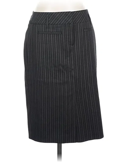 Pre-owned Ann Taylor Loft Formal Skirt In Gray