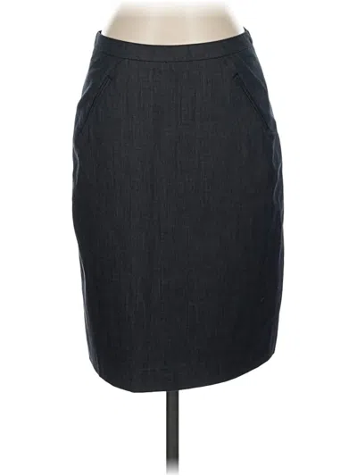 Pre-owned Ann Taylor Loft Formal Skirt In Gray