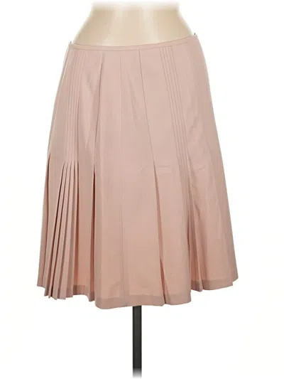 Pre-owned Ann Taylor Loft Formal Skirt In Tan