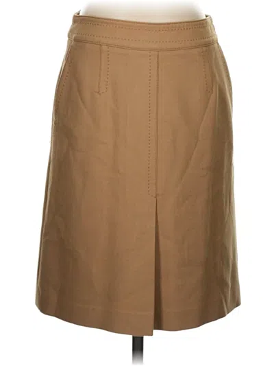 Pre-owned Ann Taylor Loft Formal Skirt In Tan