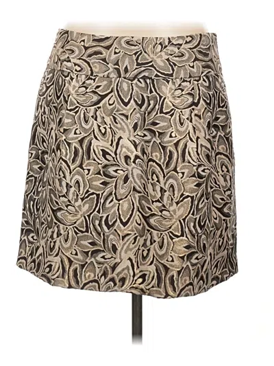 Pre-owned Ann Taylor Loft Formal Skirt In Tan