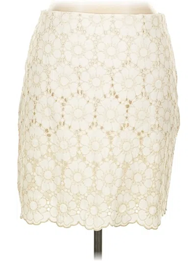 Ann Taylor Loft Formal Skirt In White