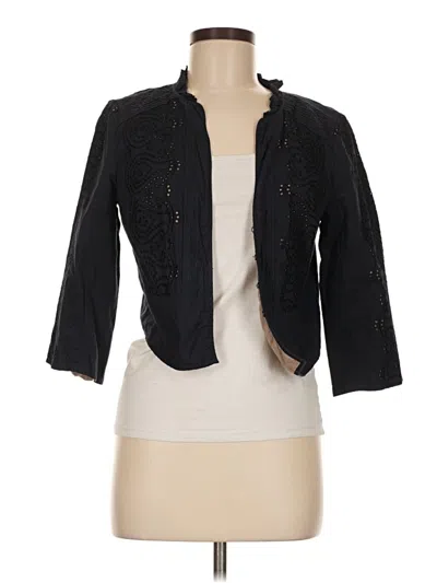 Pre-owned Ann Taylor Loft Jacket In Black