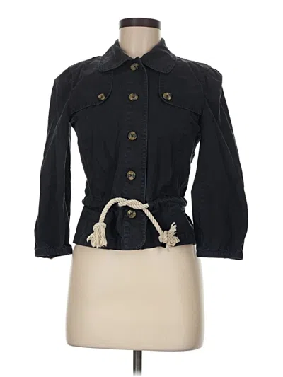 Pre-owned Ann Taylor Loft Jacket In Black