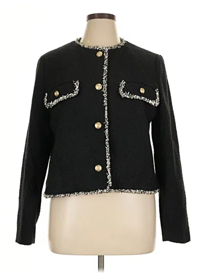 Pre-owned Ann Taylor Loft Jacket In Black