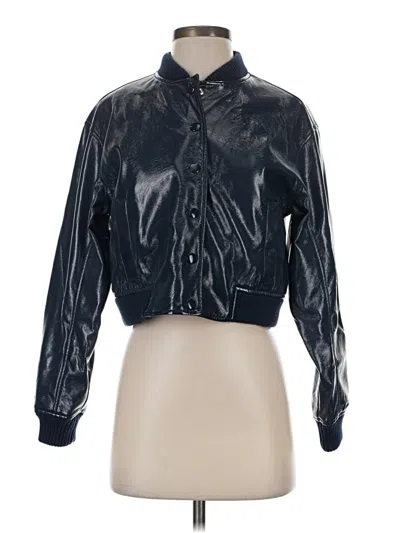 Pre-owned Ann Taylor Loft Jacket In Blue