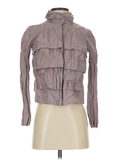 Pre-owned Ann Taylor Loft Jacket In Gray