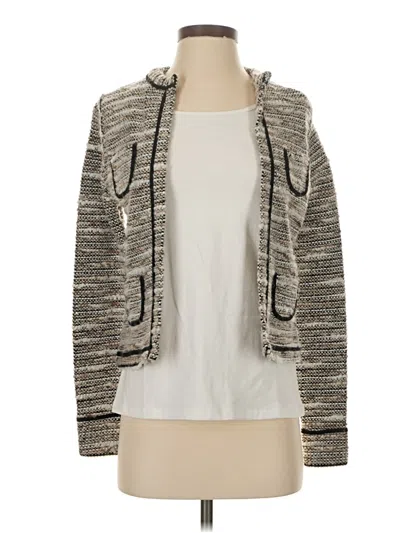 Pre-owned Ann Taylor Loft Jacket In Gray