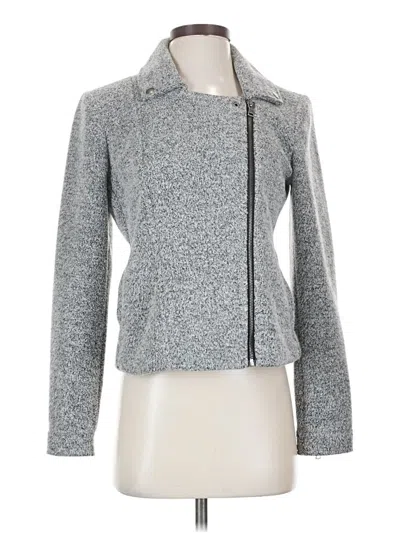 Pre-owned Ann Taylor Loft Jacket In Gray