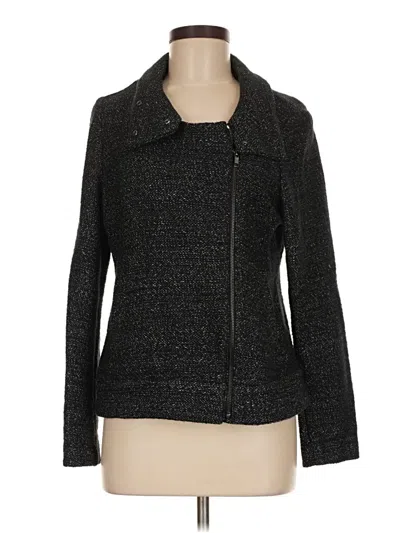 Pre-owned Ann Taylor Loft Jacket In Gray