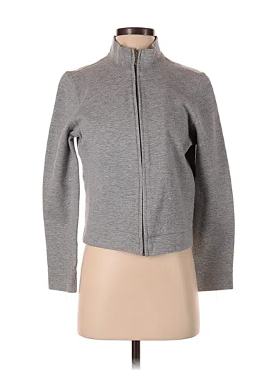 Pre-owned Ann Taylor Loft Jacket In Gray