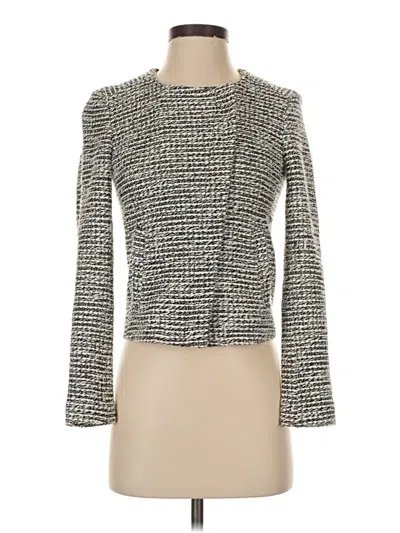 Pre-owned Ann Taylor Loft Jacket In Gray