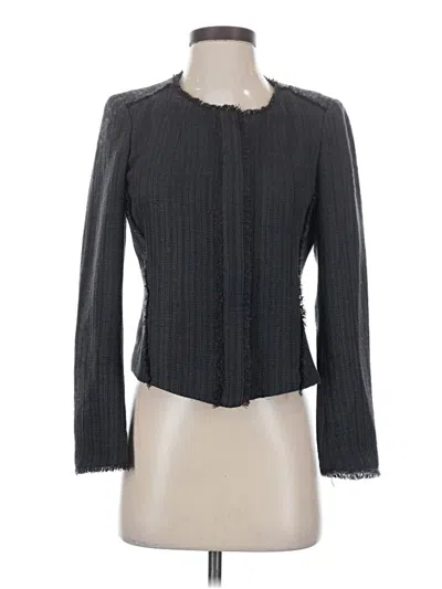 Pre-owned Ann Taylor Loft Jacket In Gray