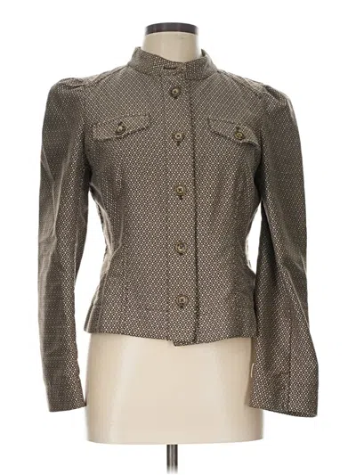 Pre-owned Ann Taylor Loft Jacket In Gray