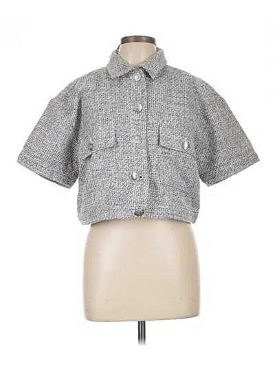 Ann Taylor Loft Jacket In Gray