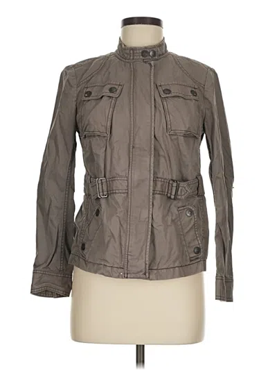 Pre-owned Ann Taylor Loft Jacket In Gray