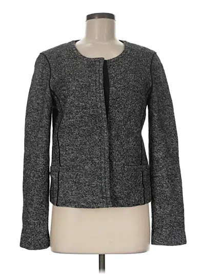 Pre-owned Ann Taylor Loft Jacket In Gray