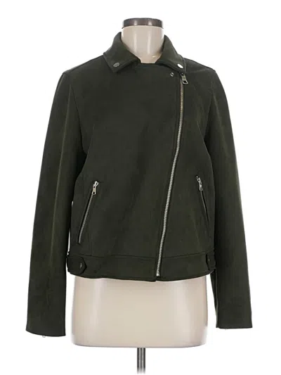 Pre-owned Ann Taylor Loft Jacket In Green