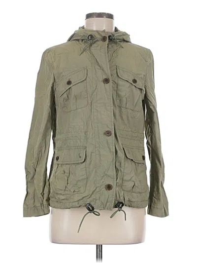 Pre-owned Ann Taylor Loft Jacket In Green