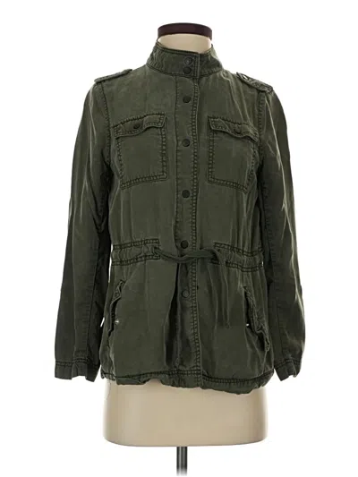 Pre-owned Ann Taylor Loft Jacket In Green