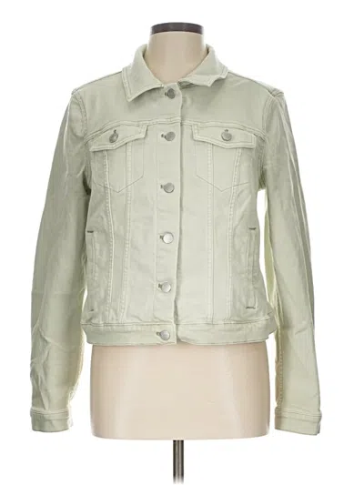 Pre-owned Ann Taylor Loft Jacket In Green