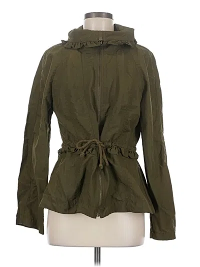 Pre-owned Ann Taylor Loft Jacket In Green