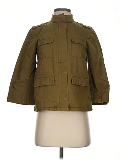 Pre-owned Ann Taylor Loft Jacket In Green