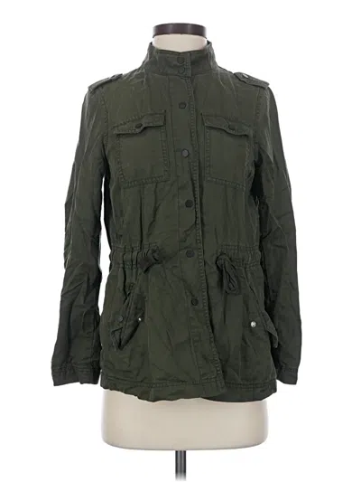 Pre-owned Ann Taylor Loft Jacket In Green