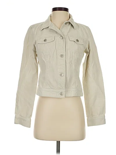 Pre-owned Ann Taylor Loft Jacket In Ivory