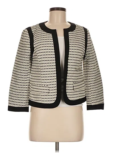 Pre-owned Ann Taylor Loft Jacket In Ivory