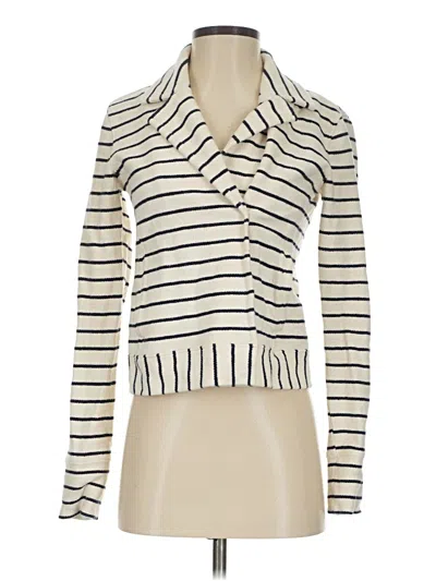 Pre-owned Ann Taylor Loft Jacket In Ivory