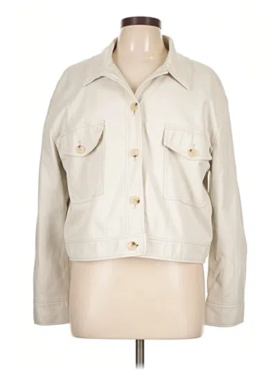 Pre-owned Ann Taylor Loft Jacket In Ivory