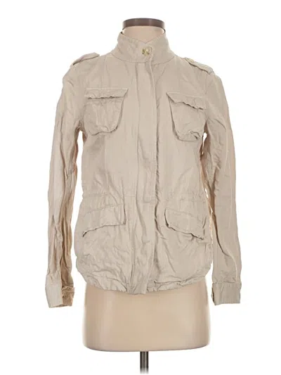 Pre-owned Ann Taylor Loft Jacket In Tan