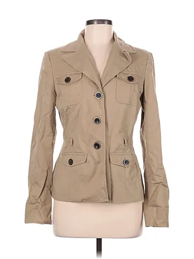 Pre-owned Ann Taylor Loft Jacket In Tan